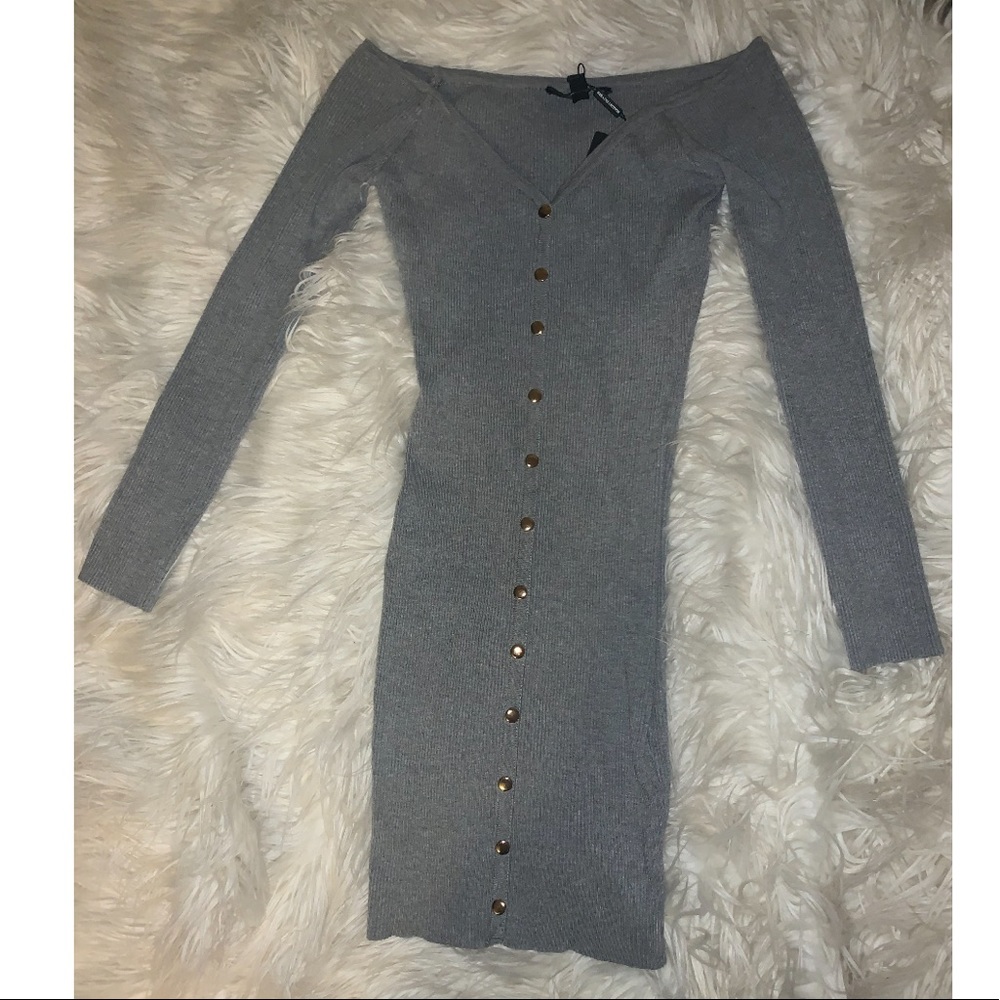 Off shoulder bodycon dress. Tags attached!